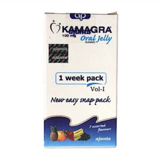 Kamagra Oral Jelly – Sildenafil 100mg × 7 Sachets